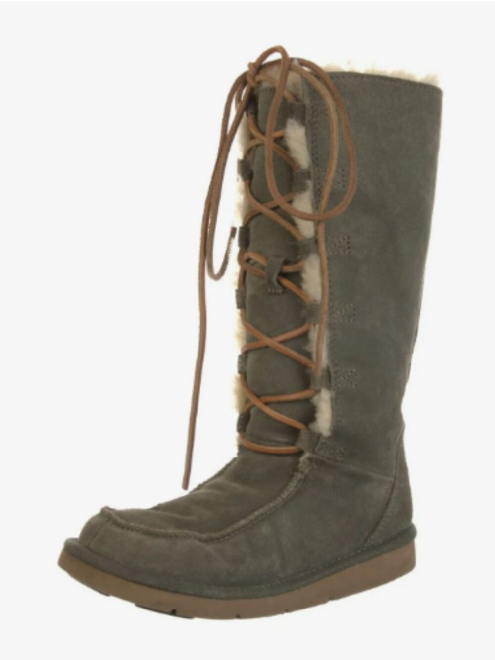 Vintage UGG Whitley Lace-Up Boot, Olive Green, Size 8